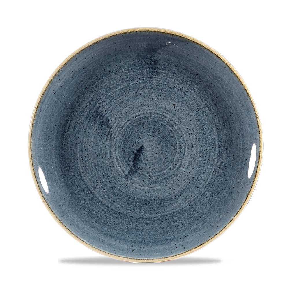 Churchill Stonecast Coupe Plate Blueberry 21.7cm-8.5"