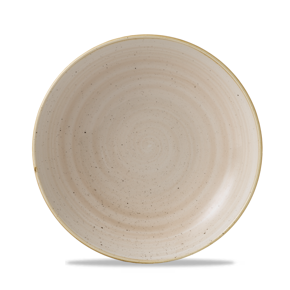 Churchill Stonecast Coupe Bowl Nutmeg Cream 113.6cl-40oz