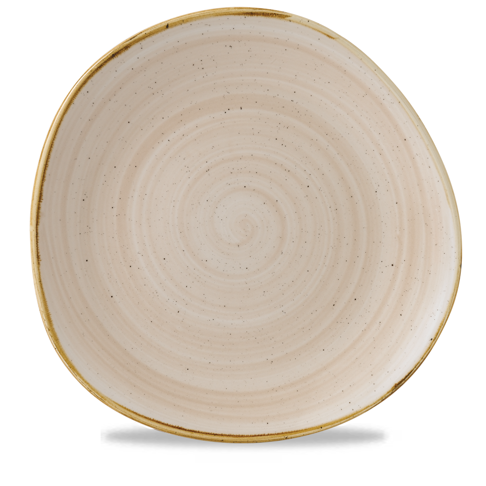 Churchill Stonecast Organic Round Plate Nutmeg Cream 28.6cm-11.25"