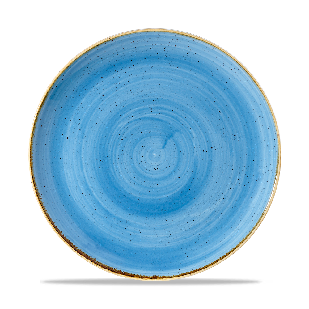 Churchill Stonecast Coupe Plate Cornflower Blue 26cm-10.25"