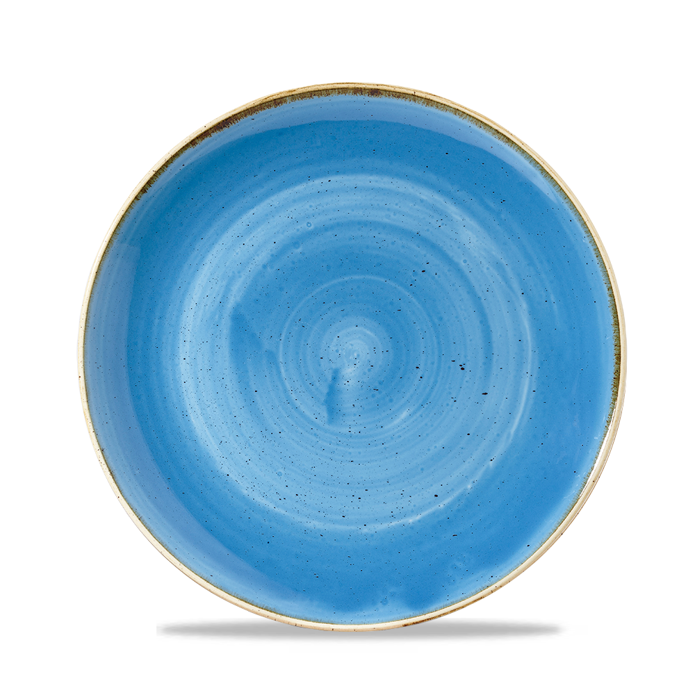 Churchill Stonecast Coupe Bowl Cornflower Blue 113.6cl-40oz