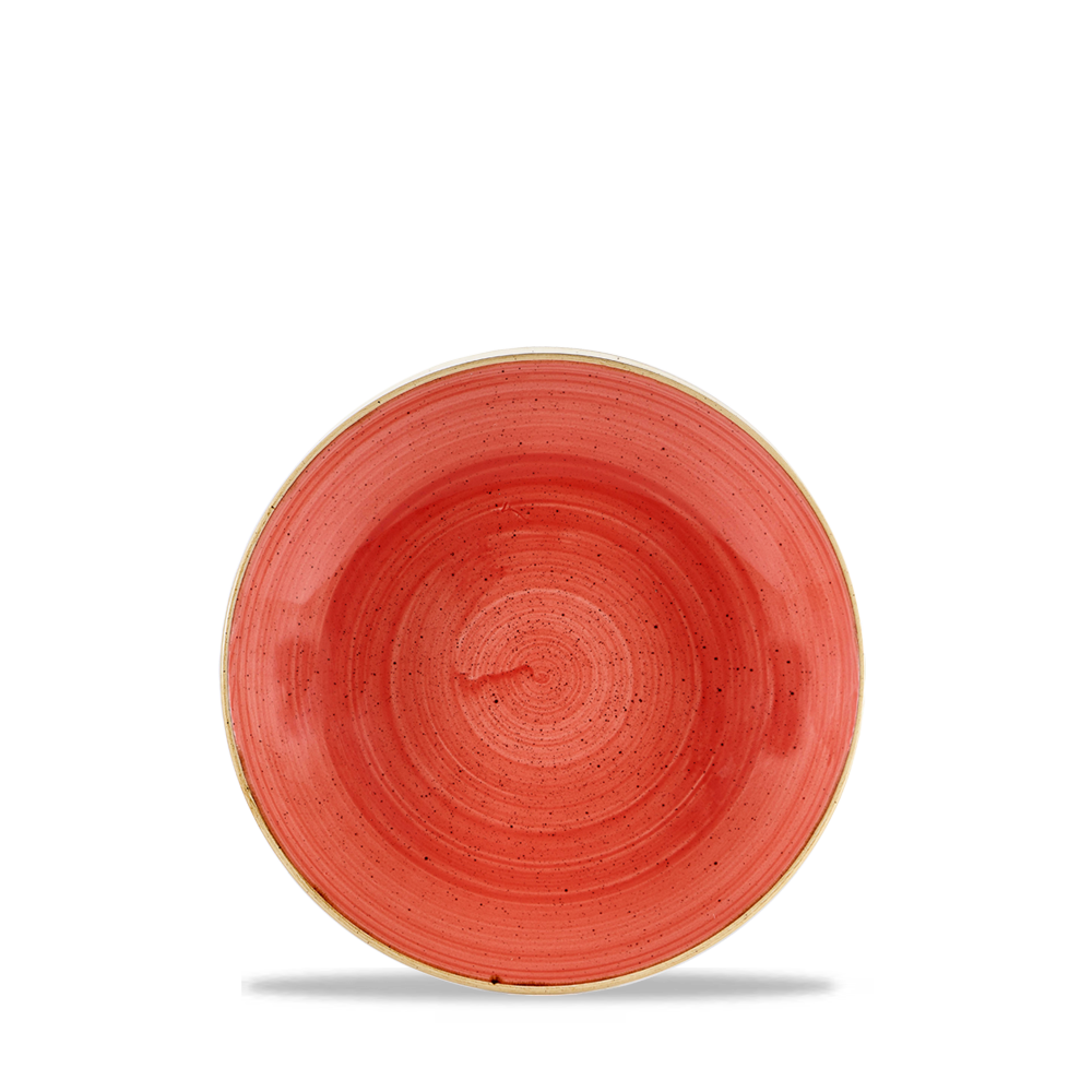 Churchill Stonecast Coupe Bowl Berry Red 42.6cl-15oz