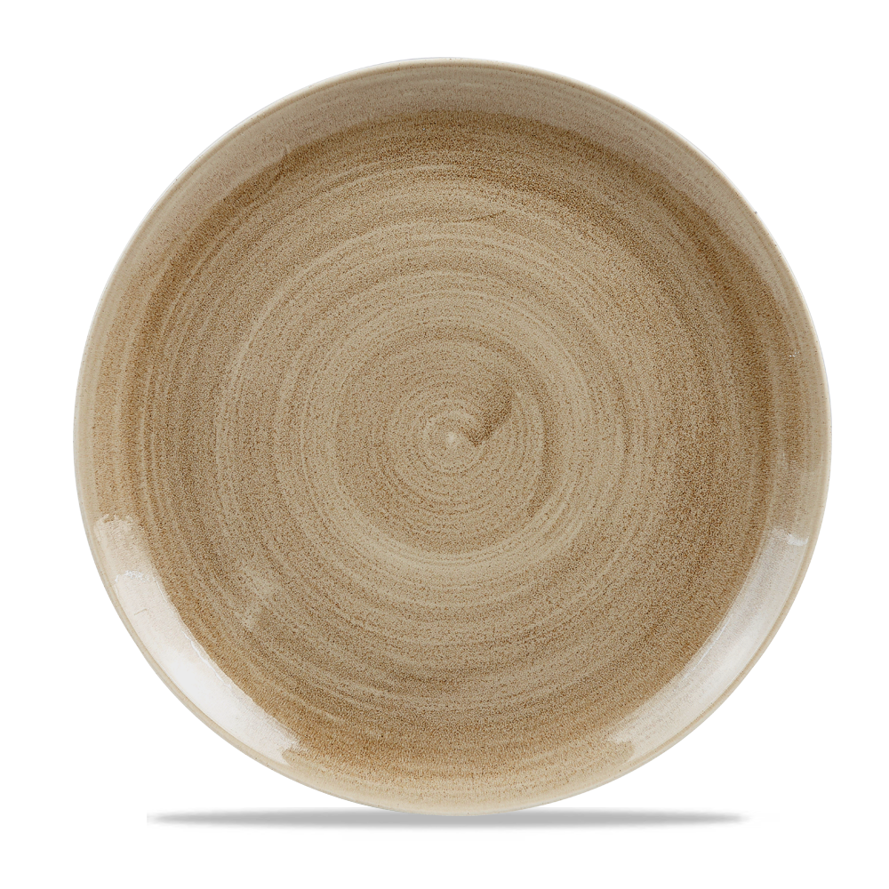 Churchill Stonecast Patina Coupe Plate Antique Taupe 28.8cm-11.3"