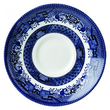 Churchill Vintage Georgian Saucer Blue Willow 14cm/5.5"