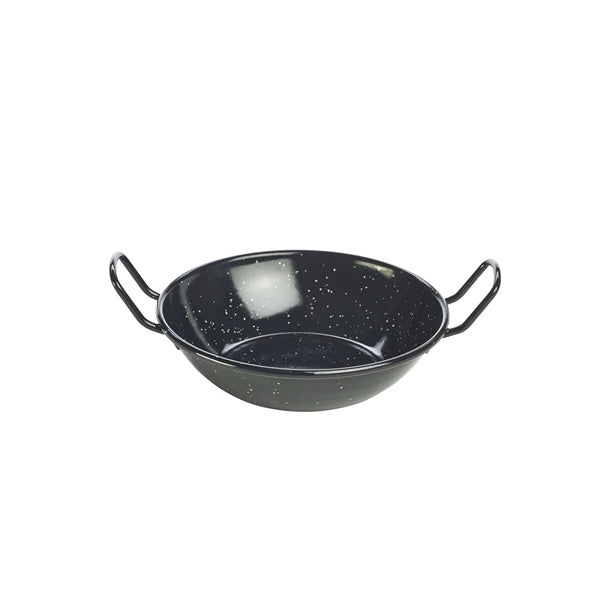 Berties Black Enamel Dish 16x4cm