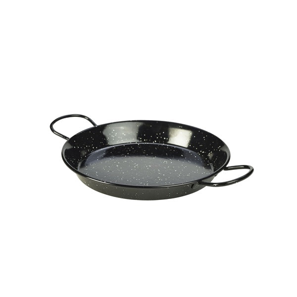 Berties Black Enamel Paella Pan 26cm