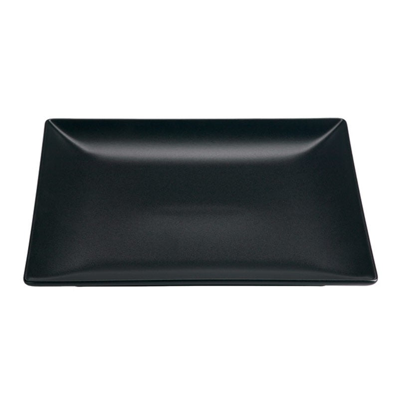 Genware Luna Black Square Plate 21cm-8.25"