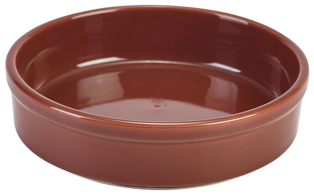 Genware Terracotta Round Tapas Dish 13cm
