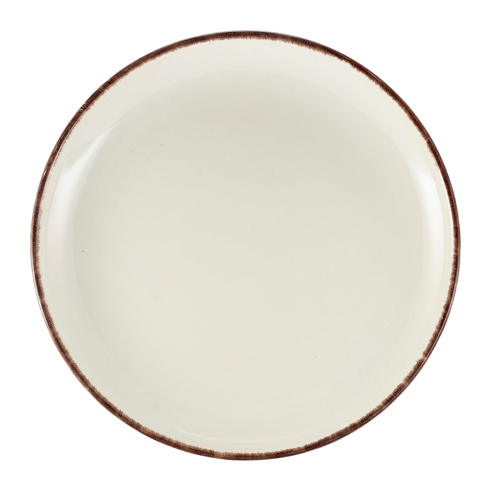 Terra Stoneware Coupe Plate Sereno Brown 27.5cm-10.75"
