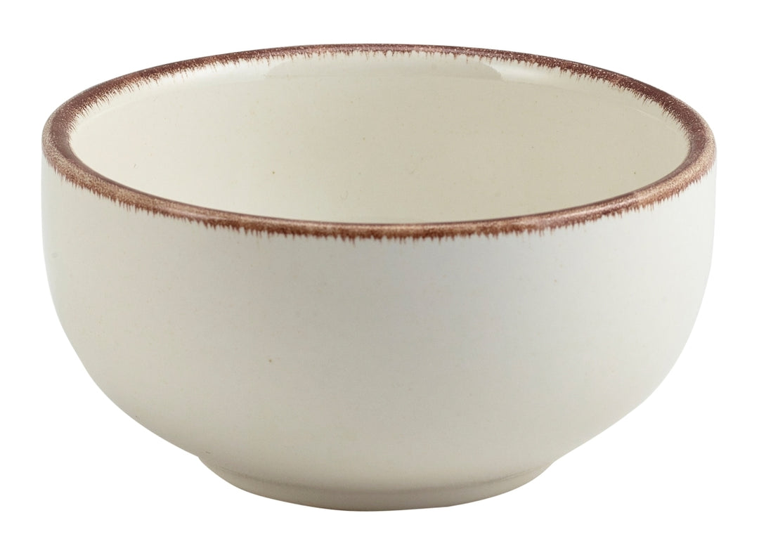 Terra Stoneware Round Bowl Sereno Brown 11.5cm-4.5"