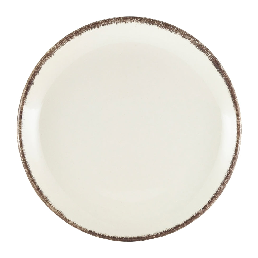 Terra Stoneware Coupe Plate Sereno Grey 19cm-7.5"