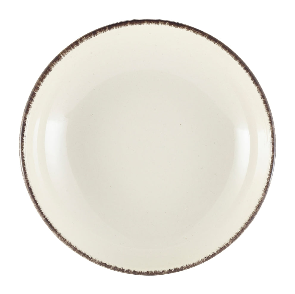 Terra Stoneware Coupe Bowl Sereno Grey 23cm-9"