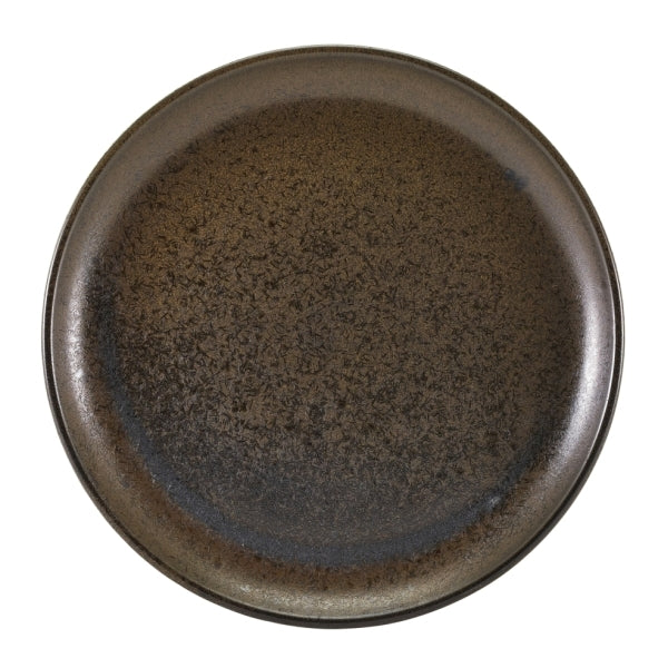 Terra Porcelain Coupe Plate Black 27.5cm-10.75"