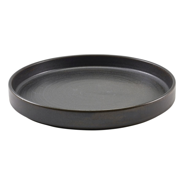 Terra Porcelain Presentation Plate Black 26cm-10.25"