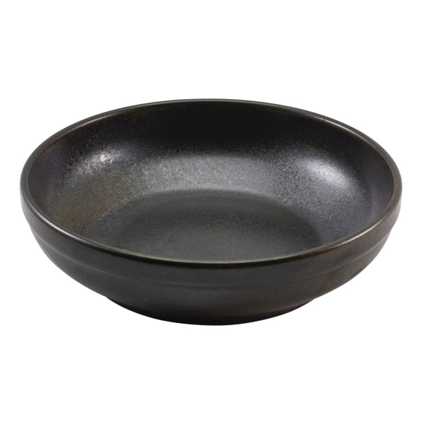 Terra Porcelain Coupe Bowl Black 20cm-7.9"