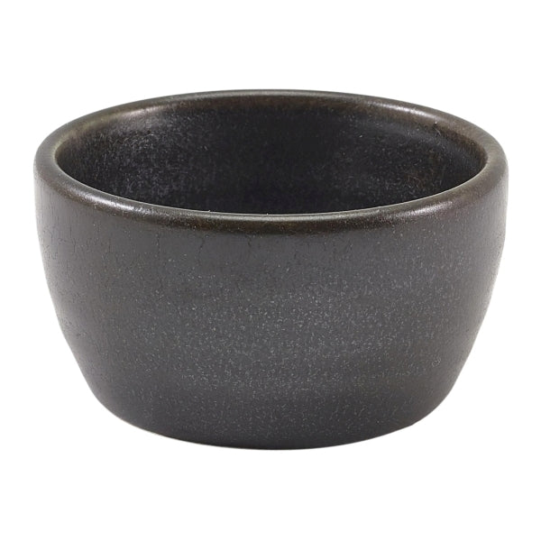 Terra Porcelain Ramekin Black 7cl-2.5oz