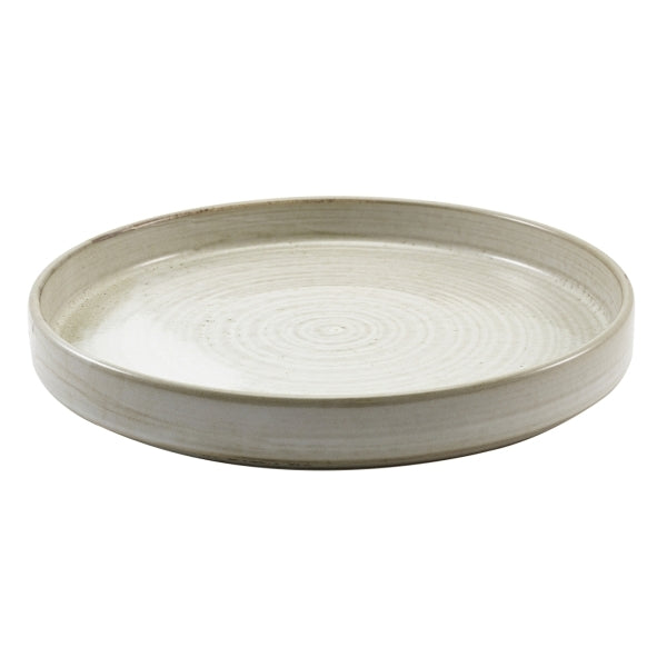 Terra Porcelain Presentation Plate Grey 26cm-10.25"