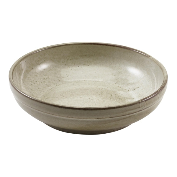 Terra Porcelain Coupe Bowl Grey 20cm-7.9"