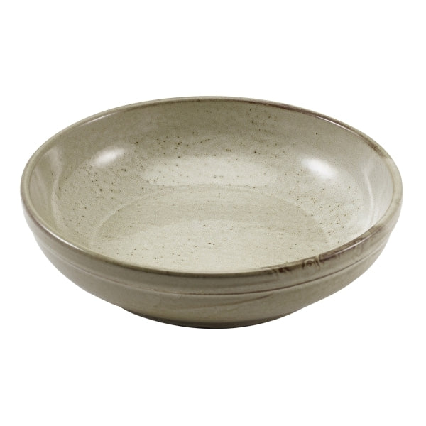 Terra Porcelain Coupe Bowl Grey 23cm-9"