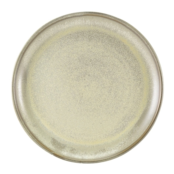 Terra Porcelain Coupe Plate Matt Grey 27.5cm-10.75"