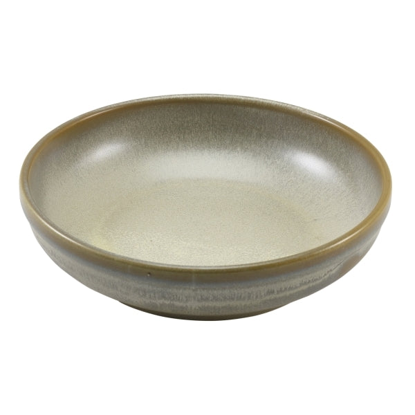 Terra Porcelain Coupe Bowl Matt Grey 23cm-9"