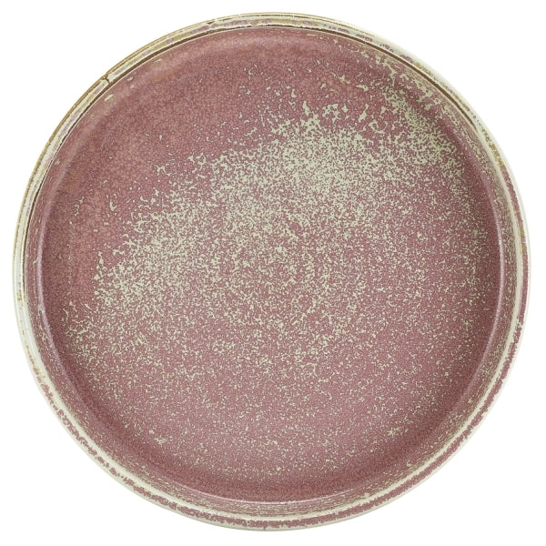 Terra Porcelain Presentation Plate Rose 21cm-8.25"