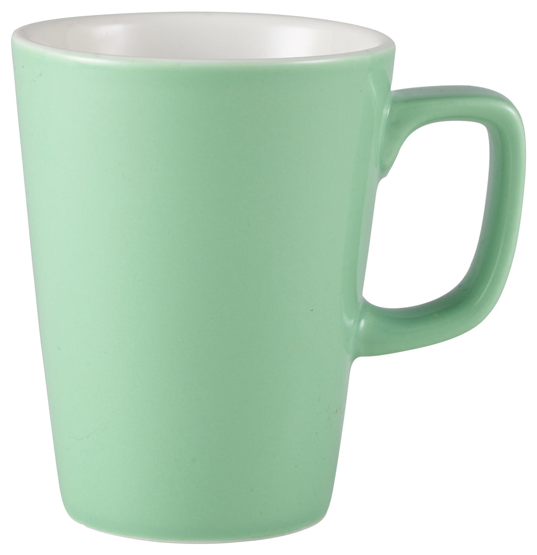 Genware Latte Mug Green 34cl-12oz