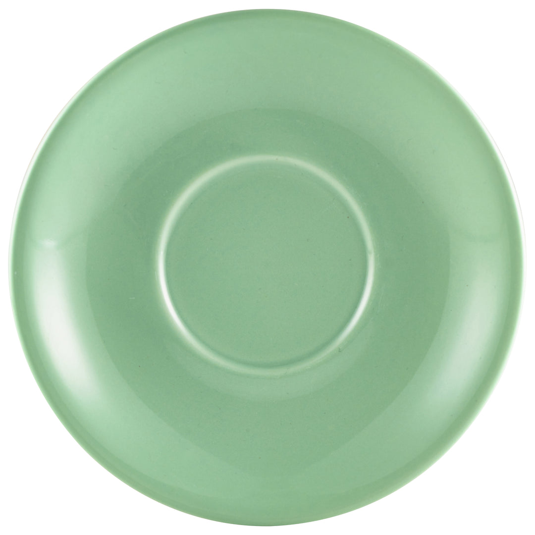 Genware Saucer Green 16cm-6.3"