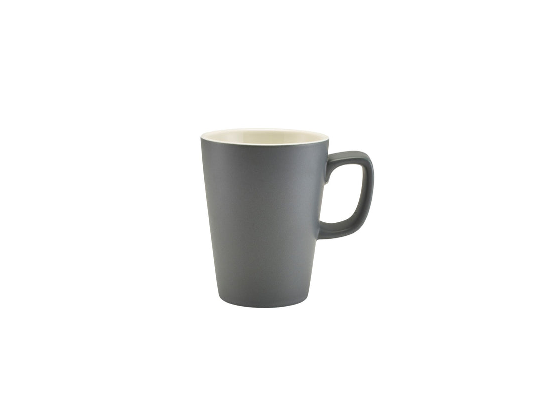 Genware Latte Mug Matt Grey 34cl-12oz