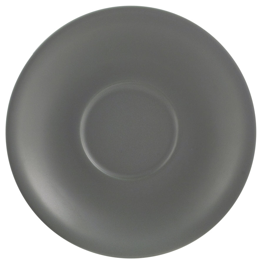 Genware Saucer Matt Grey 13.5cm-5.3"