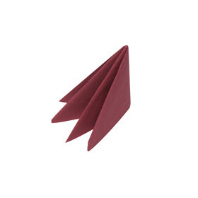 Swantex Burgundy Dinner Napkin 2 ply 8 fold 40cm
