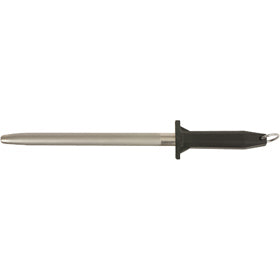Genware Diamond Sharpening Steel Oval 10"