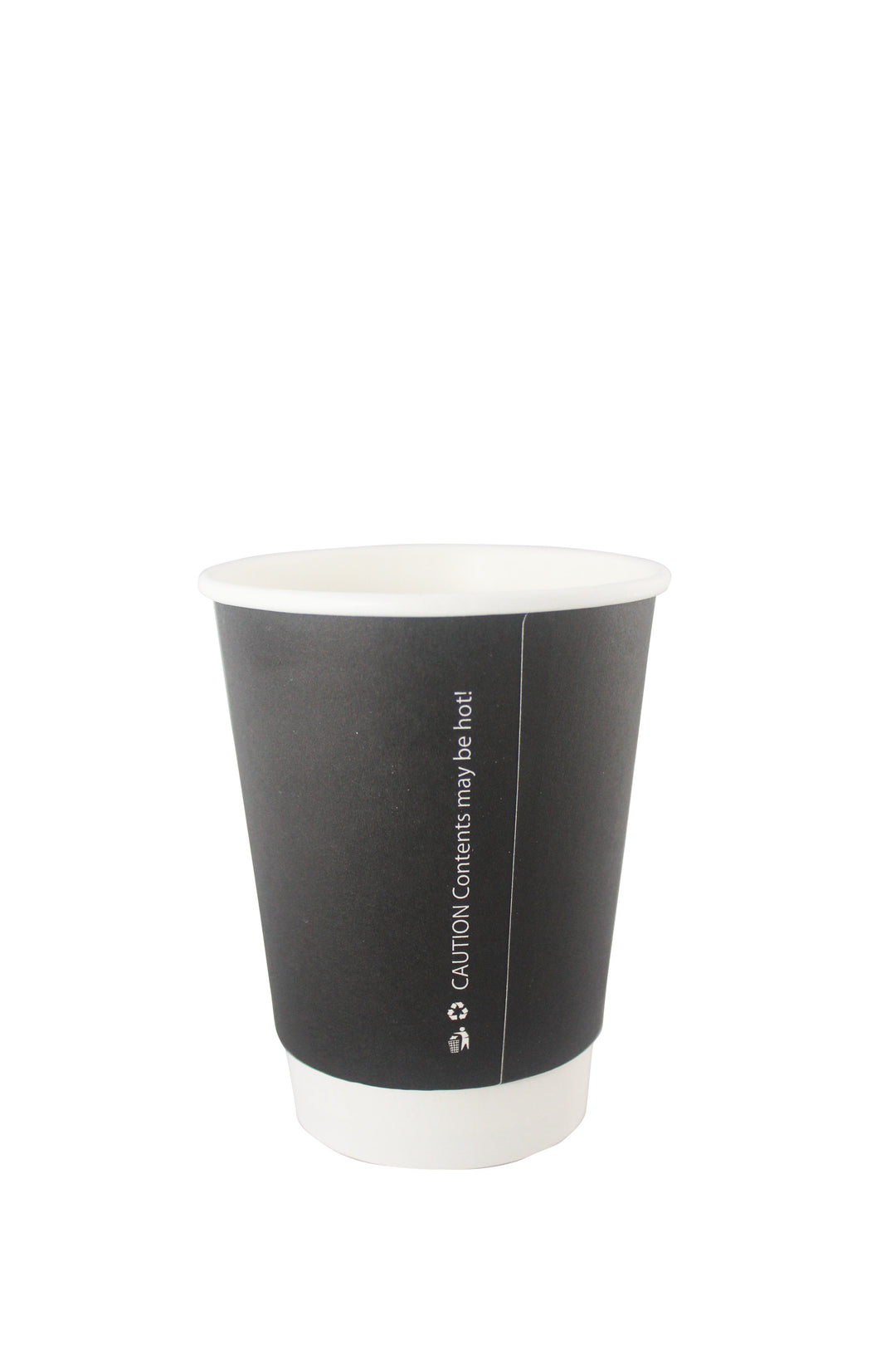 Berties Black Double Wall Paper Cup 34cl/12oz