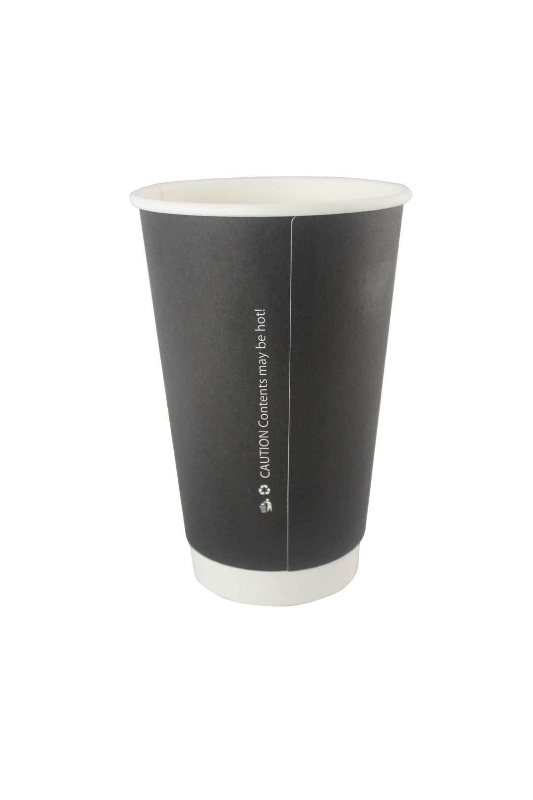 Berties Black Double Wall Paper Cup 45cl/16oz