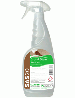Clover SAS 20 Carpet & Upholstery Spot and Stain Remover 750ml