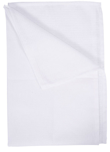Berties Tea Towel & Waiters Cloth Honeycomb White 760x500mm