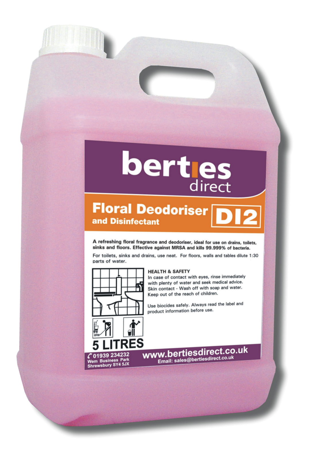 Berties DI2 Floral Disinfectant