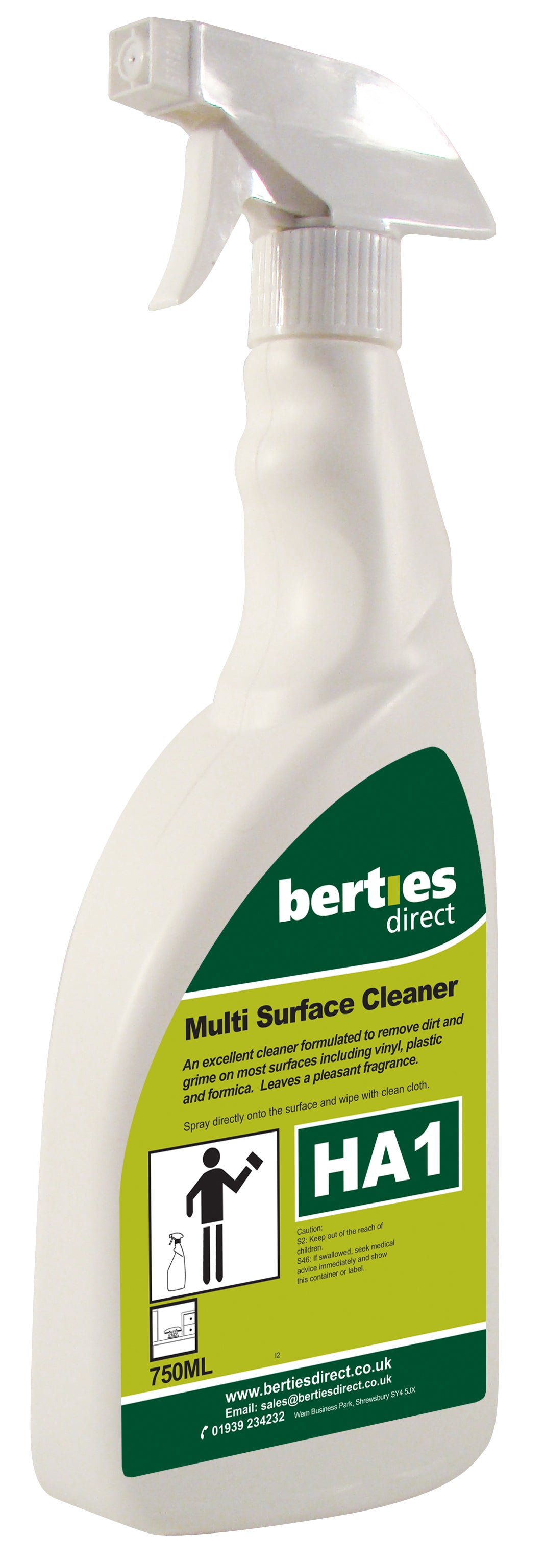 Berties HA1 Multi Surface Cleaner 750ml