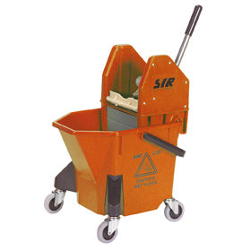 SYR TC20 Mop Bucket & Wringer Red 20Ltr