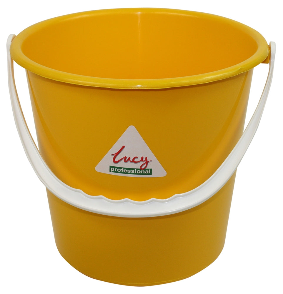 Berties Round Bucket Yellow 9Ltr