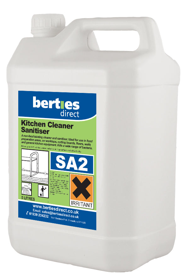 Berties SA2 Kitchen Cleaner Sanitiser
