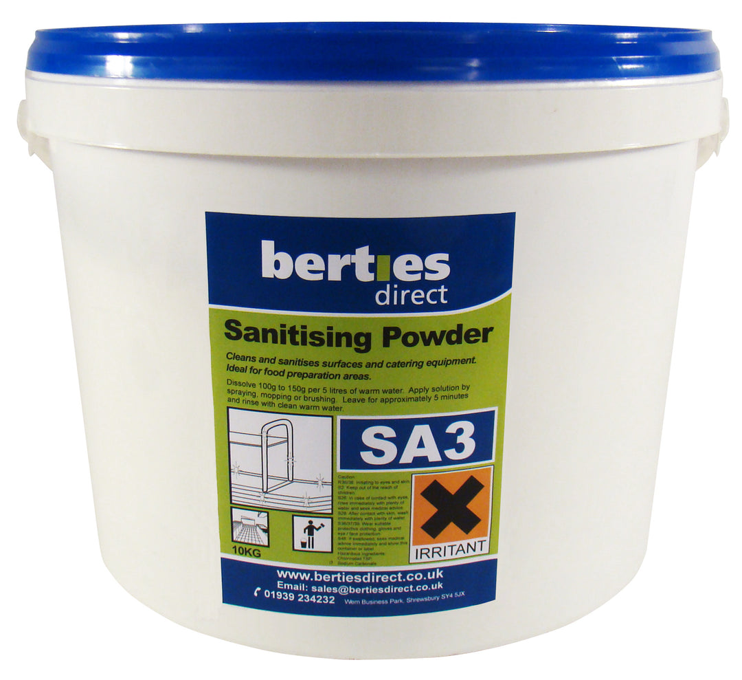 Berties SA3 Kitchen Sanitising Powder
