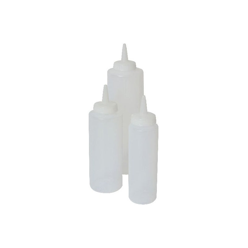 Genware Sauce Squeeze Bottle Clear 8oz