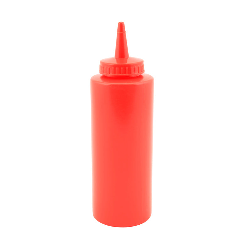 Genware Sauce Squeeze Bottle 12oz Red