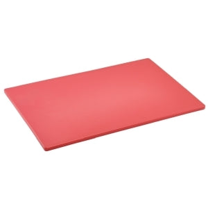 Genware Red Low Density Chopping Board 450x300x12.5mm