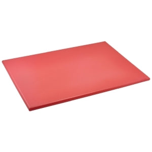 Genware Red High Density Chopping Board 600x450x18mm