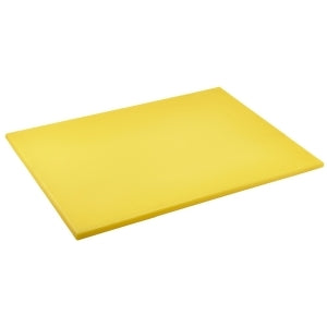 Genware Yellow High Density Chopping Board 600x450x18mm
