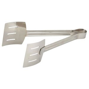 Genware Wide Blade Serving Tongs 241mm