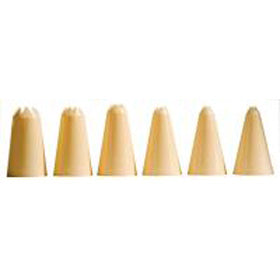 Berties Nylon Piping Tube Set - Star Tip 6 piece