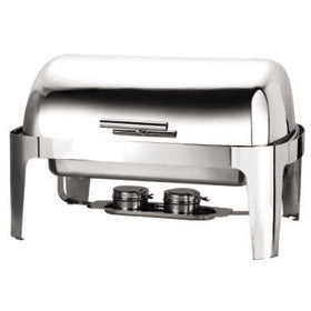 Genware Stainless Steel Roll Top Deluxe Chafing Dish 6L